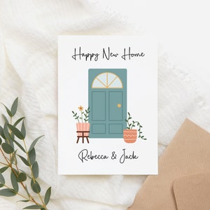Personalised Happy New Home Card | Congratulations On Your New Home | Housewarming Card | New House | Moving House Card | First Home Card