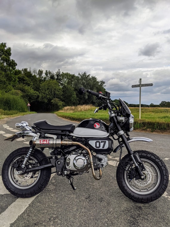 Honda Monkey Z125 Side Panel Decal Sticker BLACK New Monkey Bike Z50