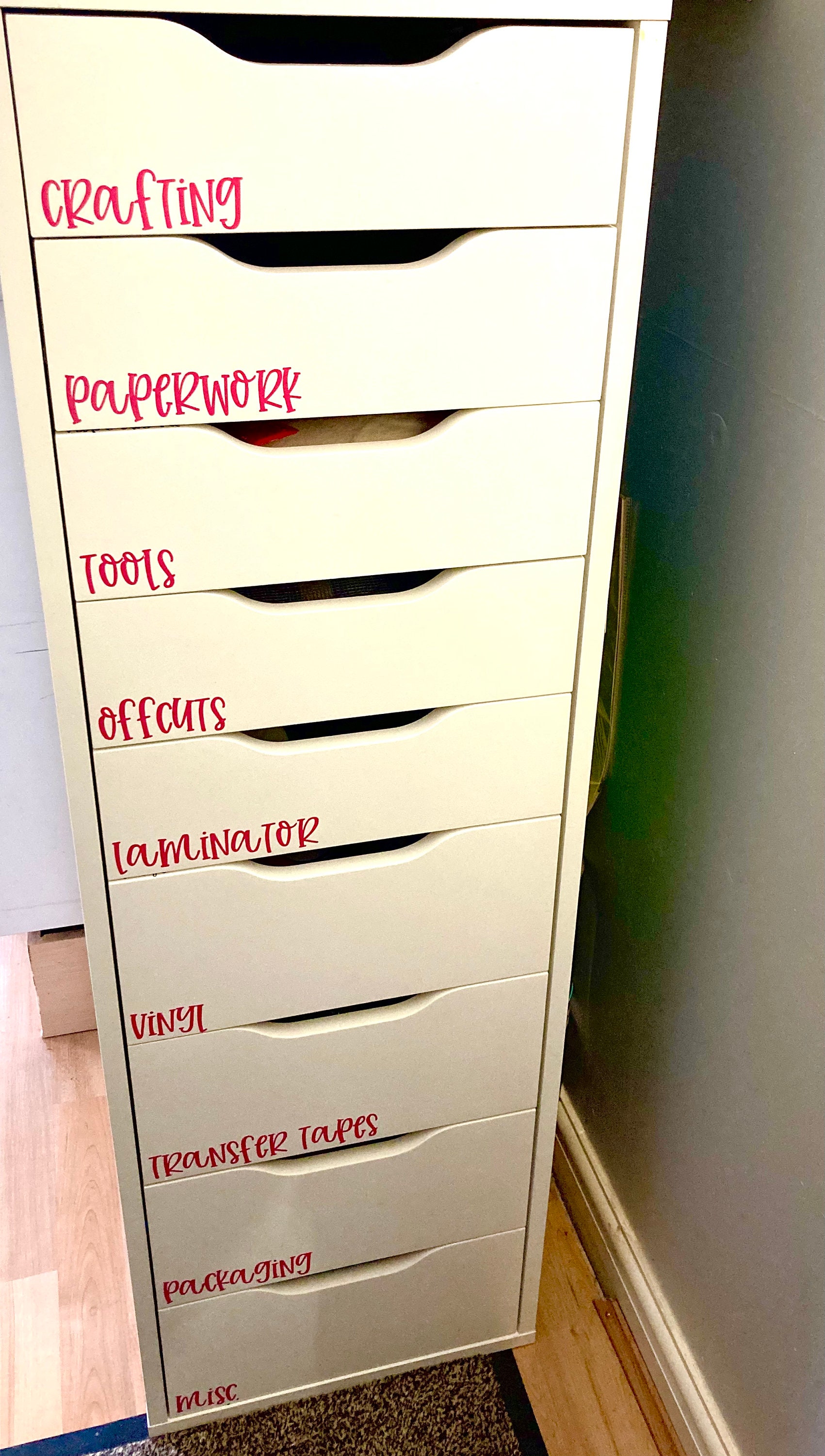 Personalised Custom Vinyl Decal Label Stickers Words Home | Etsy