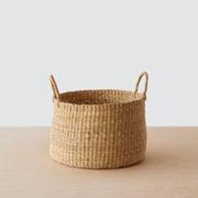 Bolga Floor Basket / Hamper Basket / Laundry Basket image 5