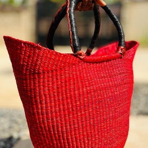 Large U-Shopper Bolga Baskets