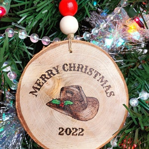 Custom Cowboy Hat Ornament