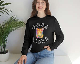 Unisex Heavy Blend Crewneck Sweatshirt: Ribbed Knit Collar, No Itchy Seams, Loose Fit, and 50 Cotton 50 Polyester Blend