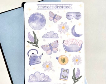 Sweet Dreams Lavender Sticker Sheet