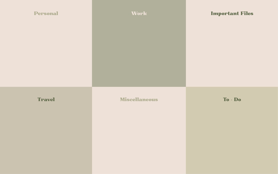 Green Desktop Organizer Wallpaper Etsy