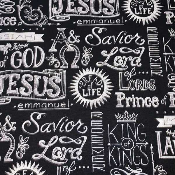 King of Kings - Christian fabric