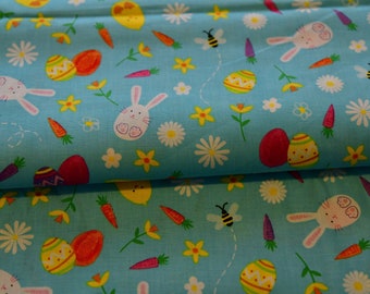 Tela de Pascua - Huevos de conejito