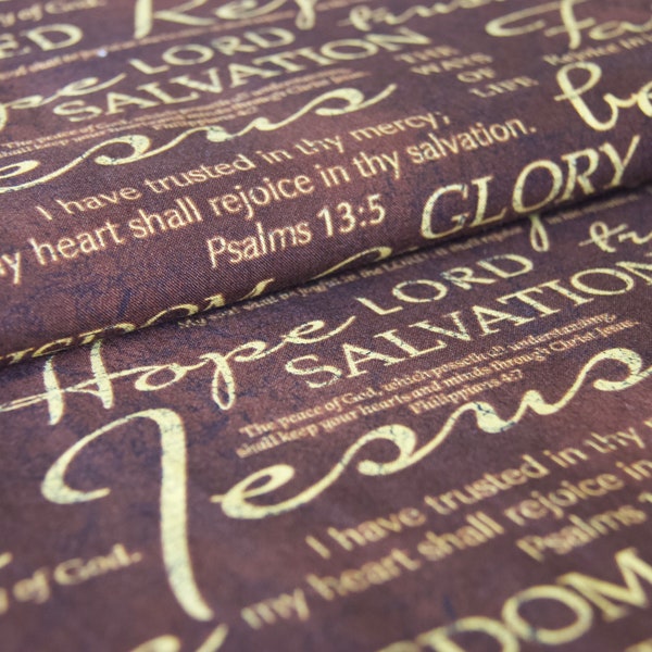 Christian Fabric Etsy