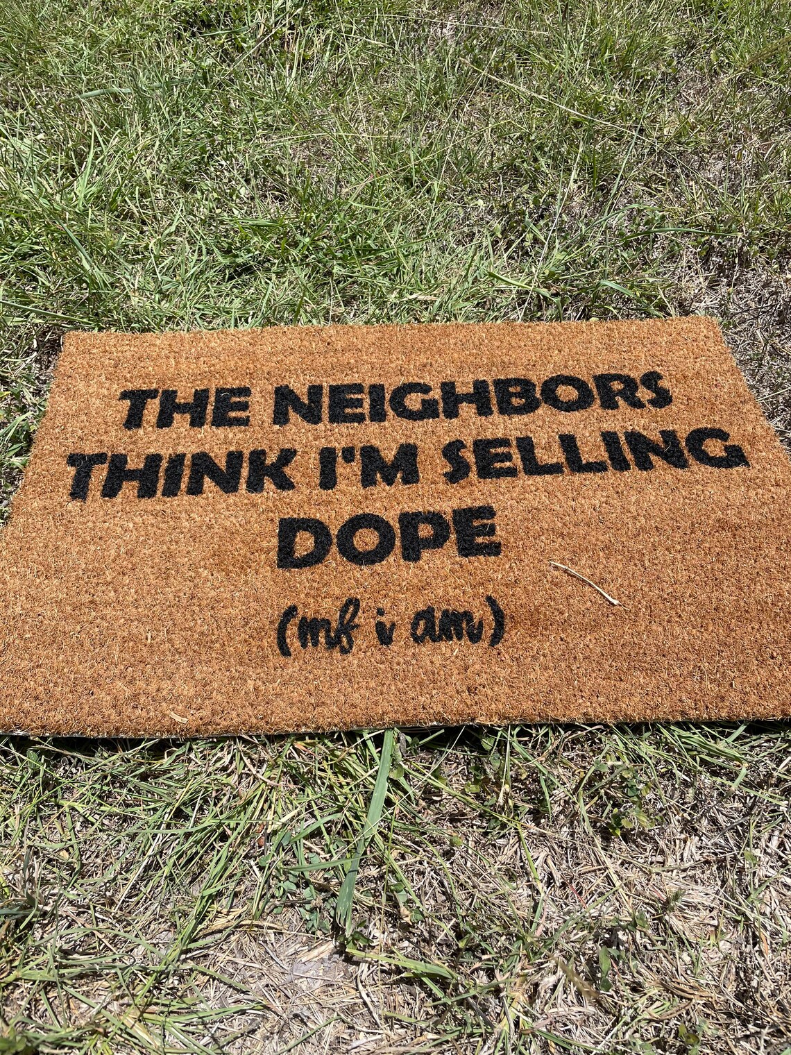 J Cole Neighbors Think I'm Selling Dope The Neighbors Think Im Selling Dope J. Cole Doormat J. Cole - Etsy