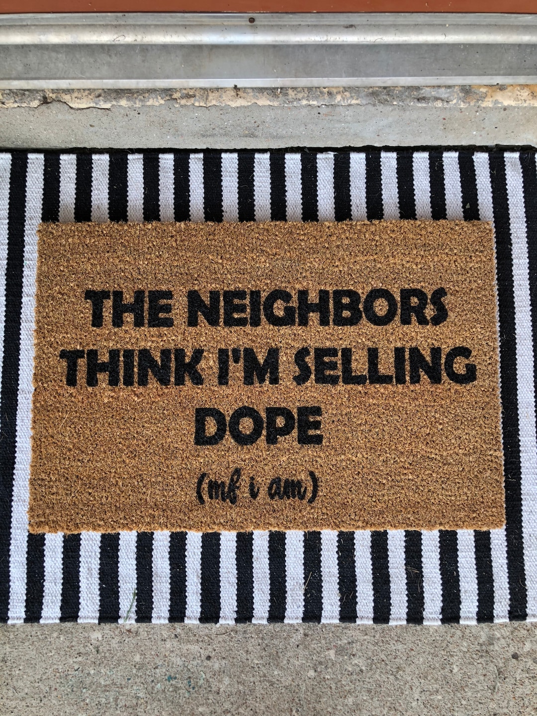 I got this ad for the exact door mat I have, one I bought in