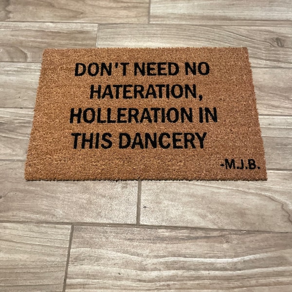 Quote Doormat Etsy