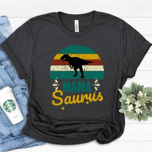 Mama Saurus Shirt, Dinosaur Mom Shirt, Dinosaur Mama Shirt, Funny Gift For Wife, Mom Dino Shirt, Mamasaurus T-Shirt, Gift for Mom