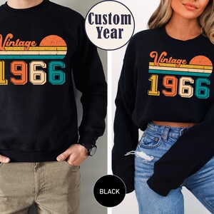 Vintage 1966 Shirt, 60th Birthday T Shirt, 60th Birthday Gift For Women, Vintage Shirts, 60th Birthday Shirt Men, Retro Shirt,Gift For Men image 5