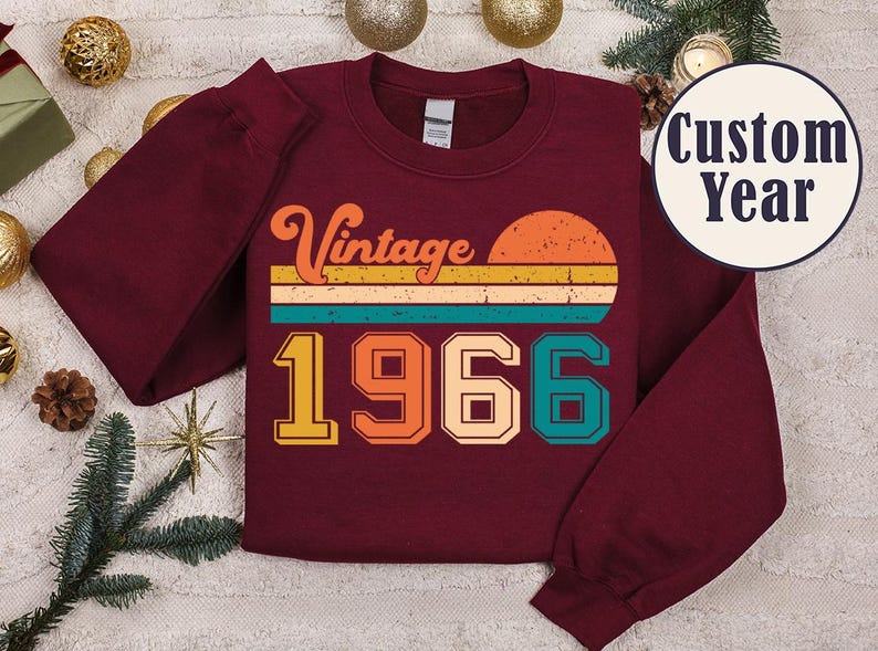 Vintage 1966 Shirt, 60th Birthday T Shirt, 60th Birthday Gift For Women, Vintage Shirts, 60th Birthday Shirt Men, Retro Shirt,Gift For Men image 8