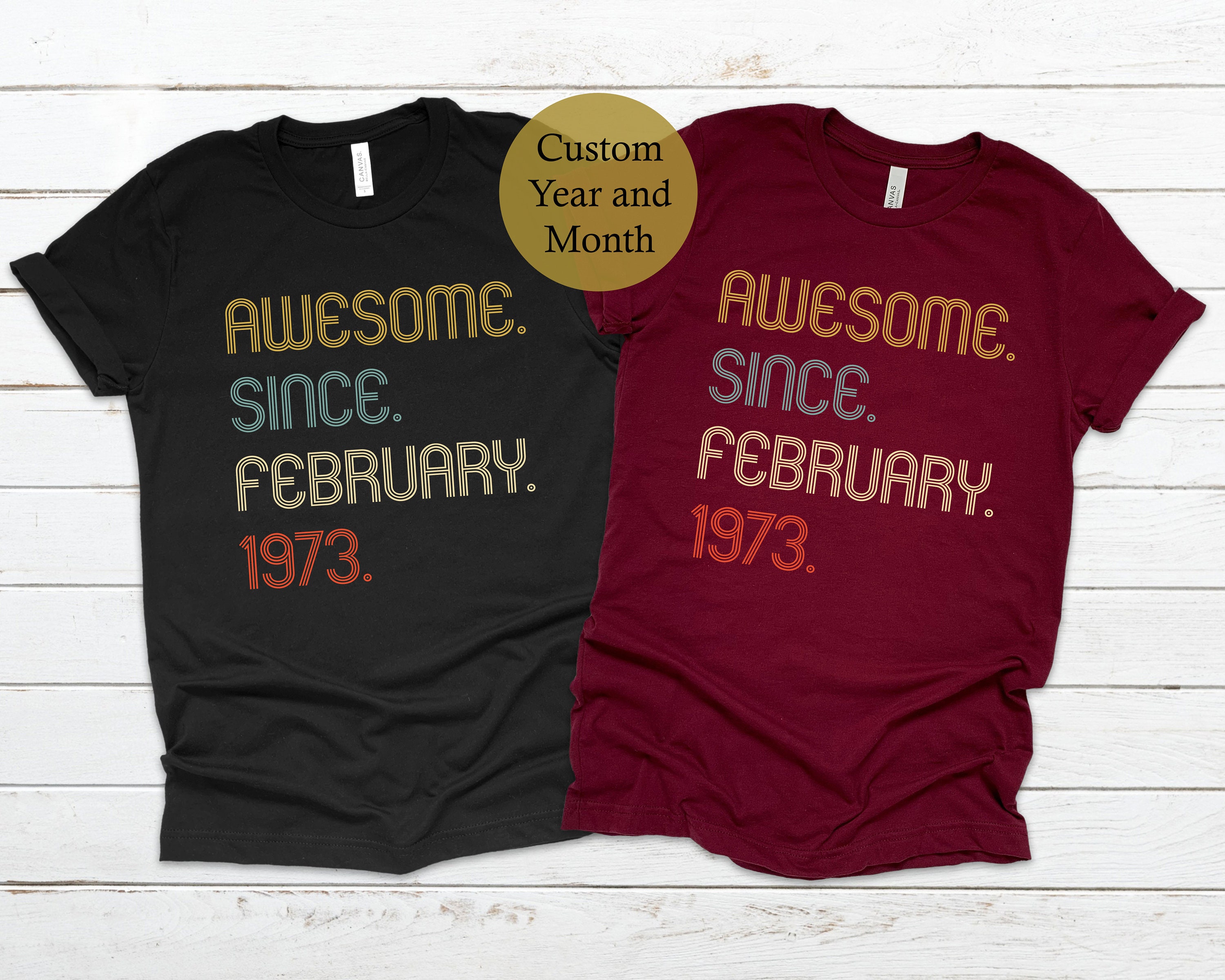 Discover Awesome Since 1973 Shirt, 50th Birthday Gift, 50th Birthday T-Shirt