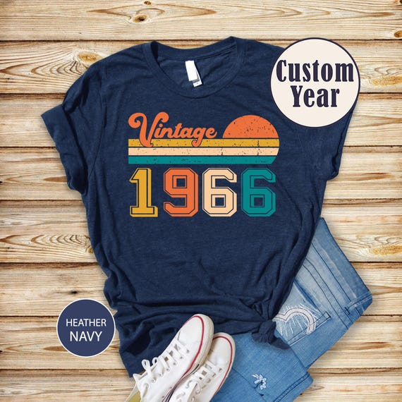 Vintage 1966 Shirt, 60th Birthday T Shirt, 60th Birthday Gift For Women, Vintage Shirts, 60th Birthday Shirt Men, Retro Shirt,Gift For Men