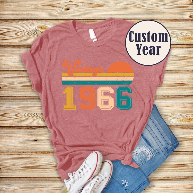 Vintage 1966 Shirt, 60th Birthday T Shirt, 60th Birthday Gift For Women, Vintage Shirts, 60th Birthday Shirt Men, Retro Shirt,Gift For Men image 9