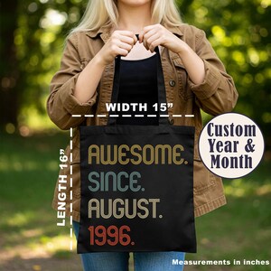 Awesome Since 1996 Shirt, 30th Birthday idea, Birthday Gift for Him, 30th birthday gift for girl/boy, Personalized Birthday T shirt image 7