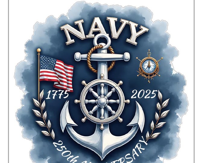 U.S. Navy Sticker/Various Military Decals for Tumblers, Patriotic American Flag Stickers/Sailor Vets Gift ,Navy Seal Anchor Decals