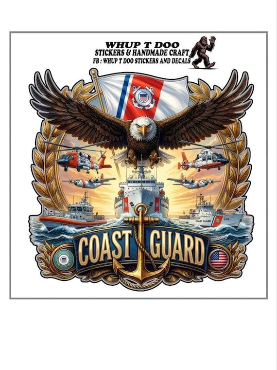 Coast Guard ,Semper Paratus, always ready Sticker