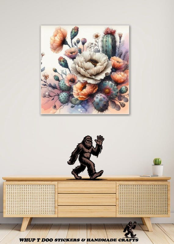 Desert plants and flowers canvas wrapped frames