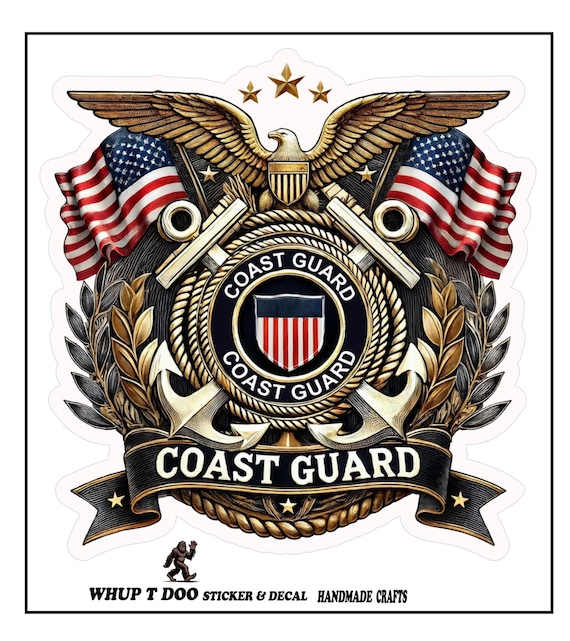 Coast Guard ,Semper Paratus, always ready Sticker