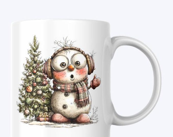Snowman holiday sticker , envelope seal/cute 4 designs , size options ,decorate your water cup for the holidays, scrapbook,journals