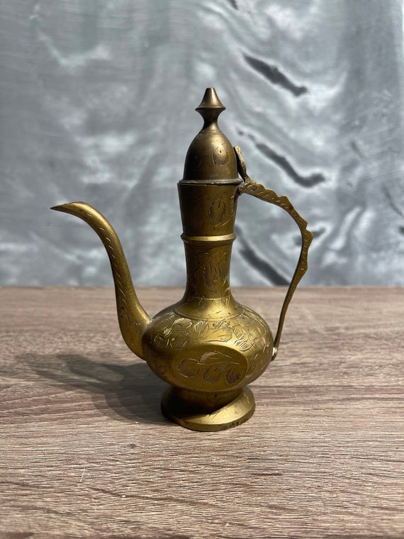 Small Brass Tea Kettle | Etsy