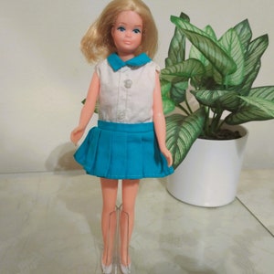 Vintage 1967 Growing Up Skipper Barbie Doll Mattel Made In Hong