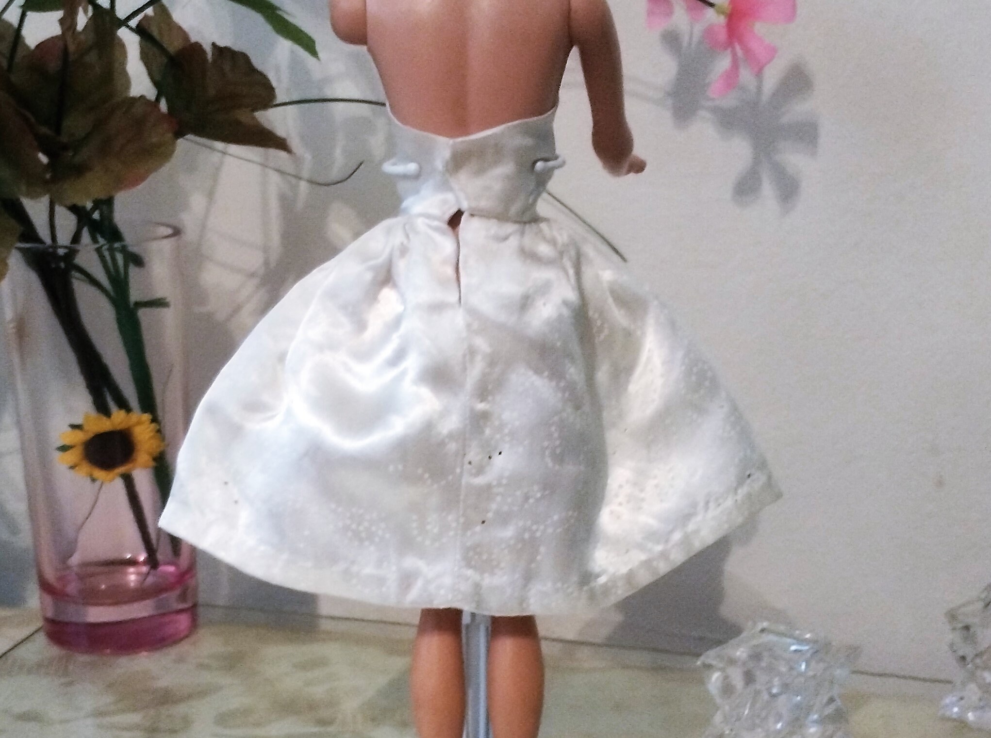 Barbie Vintage 1963 Party Date White Glitter Dress 958 - Etsy