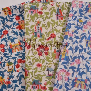 Limited Edition- Bavaria - Tre colori- Liberty di Londra (Tana Lawn™ Cotton) - SS22 Travel collection by the 50cm