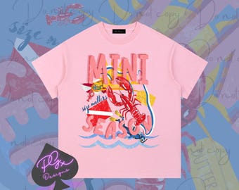 PINK MINI SEASON Vintage Wash Cotton T-Shirt