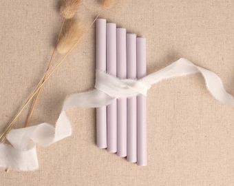 Lilac Linen Wax Seal Sticks | 11mm Wedding Invitation Seals