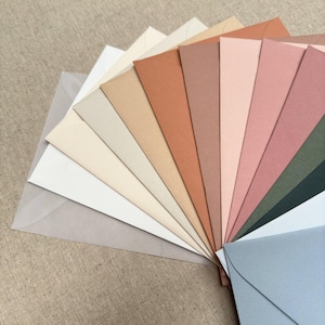 Pack d'échantillons d'enveloppes de luxe | 14 couleurs