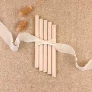 Barras de lacre con brillo de unicornio rosa bebé / Barras de lacre de 11 mm para pistola de fusión de cera / Barras de lacre para sellos de boda