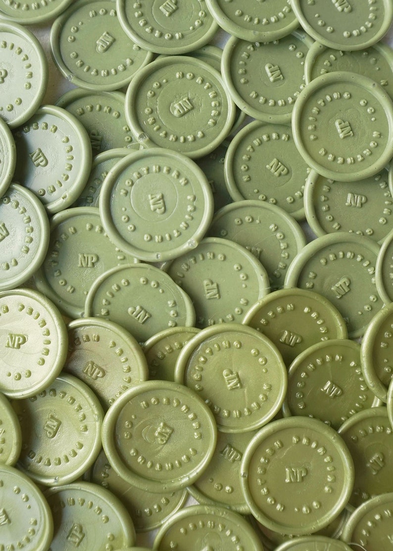 Olive Green Wax Sealing Sticks image 2