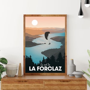 Ilustración del paso de Forclaz
