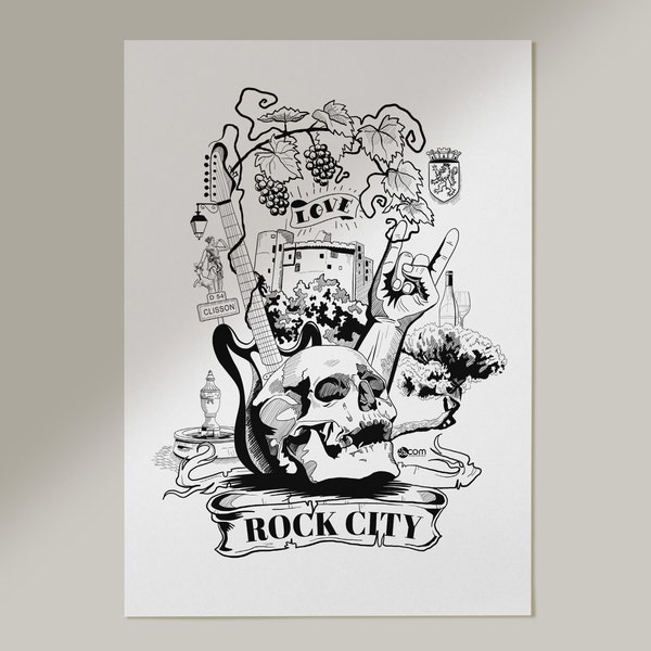 Affiche Rock City - Clisson