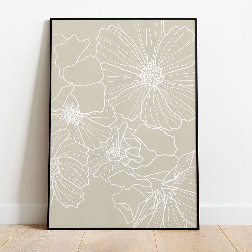 Illustration Affiche Poster Coquelicot A3