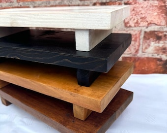 Rustic Low Stand, Bathroom Shelf, Display, Kitchen stand, Display Pedestal