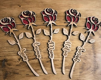 Personalised Roses | Mother's day gift | Gift for her | Partner | Girlfriend | Wife | Boyfriend | Anniversary | Birthday.