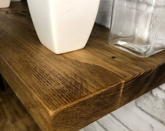 Chunky Rustic Shelves | Handcrafted from solid reclaimed wood | Rustic Shelf | Kitchen | Lounge | Dining Room | Bedroom