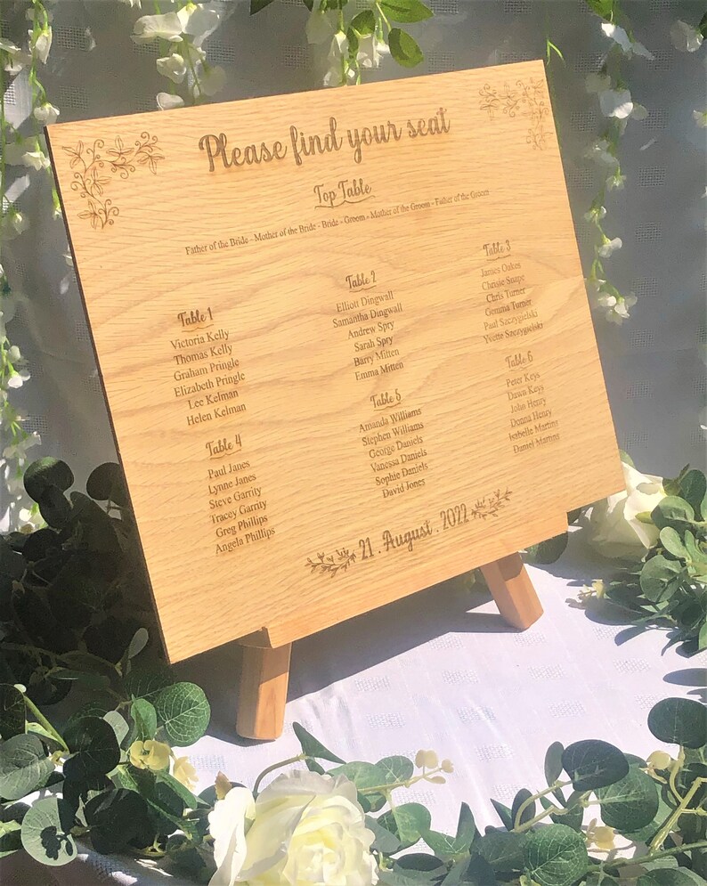 Plano de asientos para boda / Plano de mesas / Diagrama de asientos / Plano de mesas / Asientos para fiesta / Plano de asientos para evento / Personalizado. imagen 1