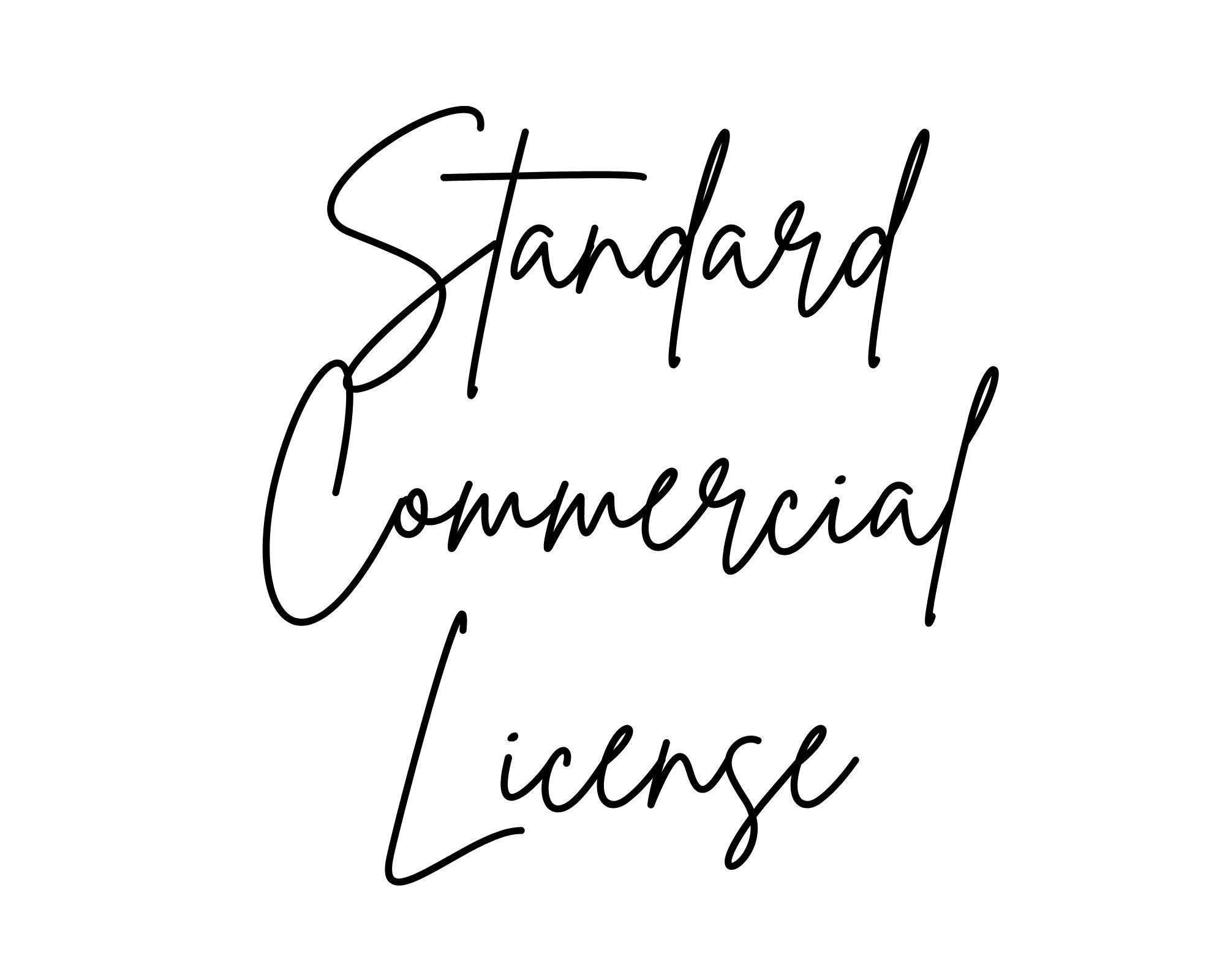 Standard Commercial License for 1 Digital Product 200 Items Etsy