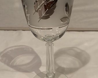 Libbey - Wine Glass - Silver Leaf