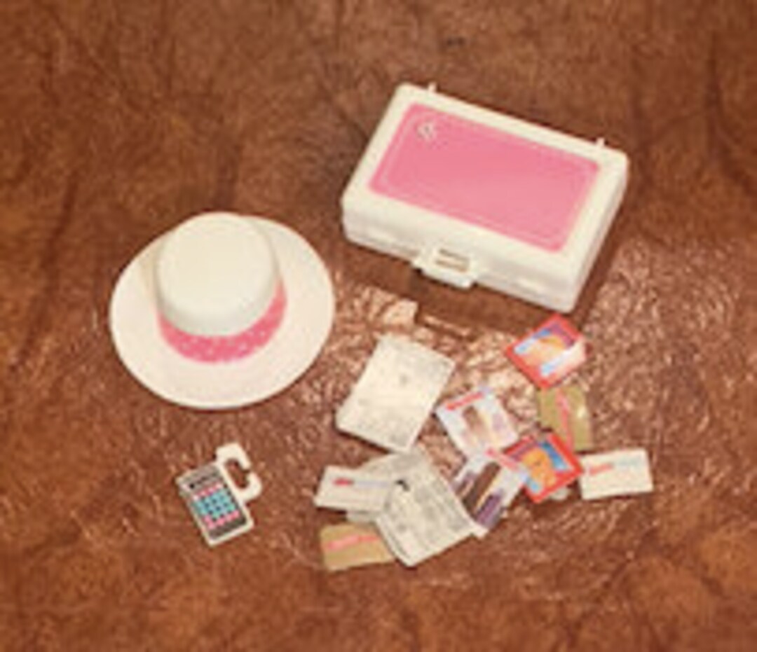 Mattel Barbie Day to Night Hat Briefcase & Accessories Etsy