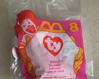 TY - McDonald's - Teenie Beanie Baby - Snort - 1996