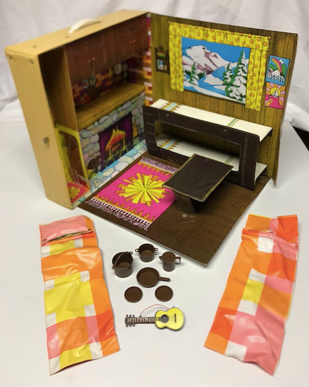 Mattel Barbie Mountain Ski Cabin 1972 - Etsy