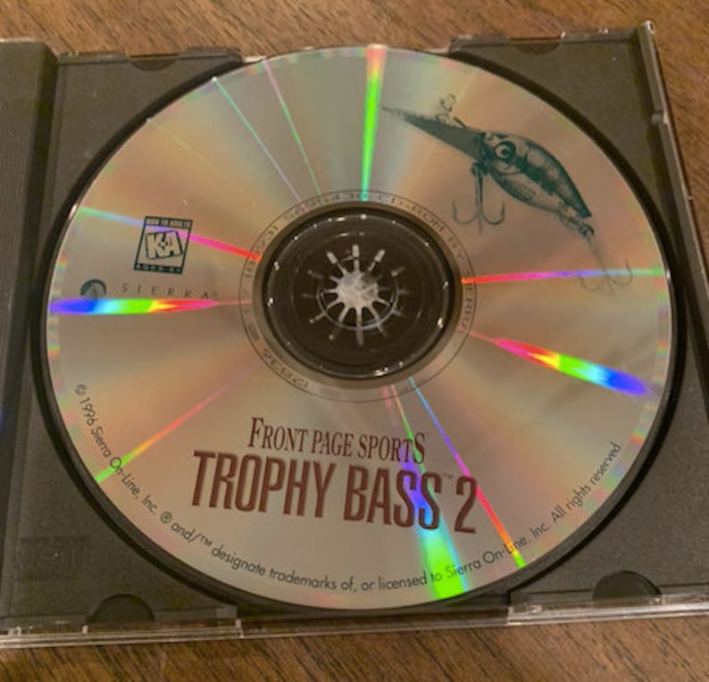 Trophy Bass 2 CD-Rom Windows Vintage 1996 image 2