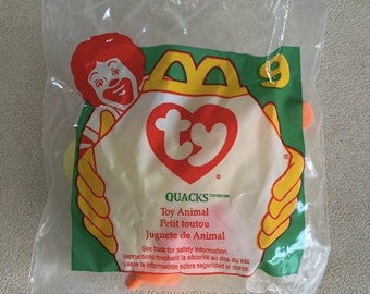TY - McDonald&#39;s - Teenie Beanie Baby - Quacks - 1996